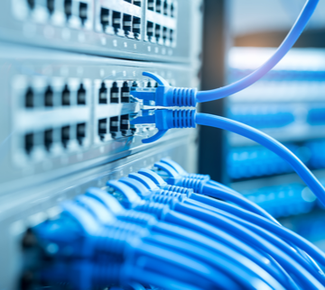 network cabling wires to boards